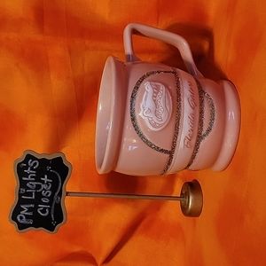 Florida Gators Glitter Mug Pink Gold White New